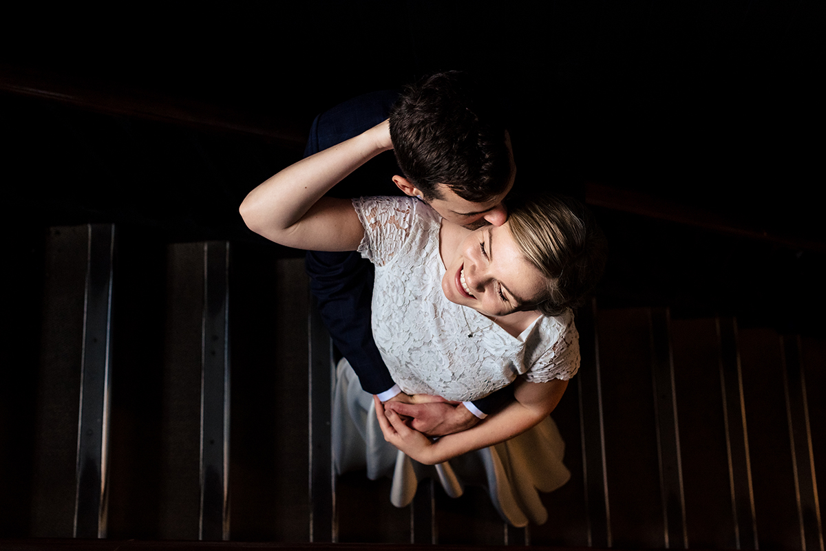 Couple Portrait at the Rosendale Pub Dulwich by Piccolino Weddings 