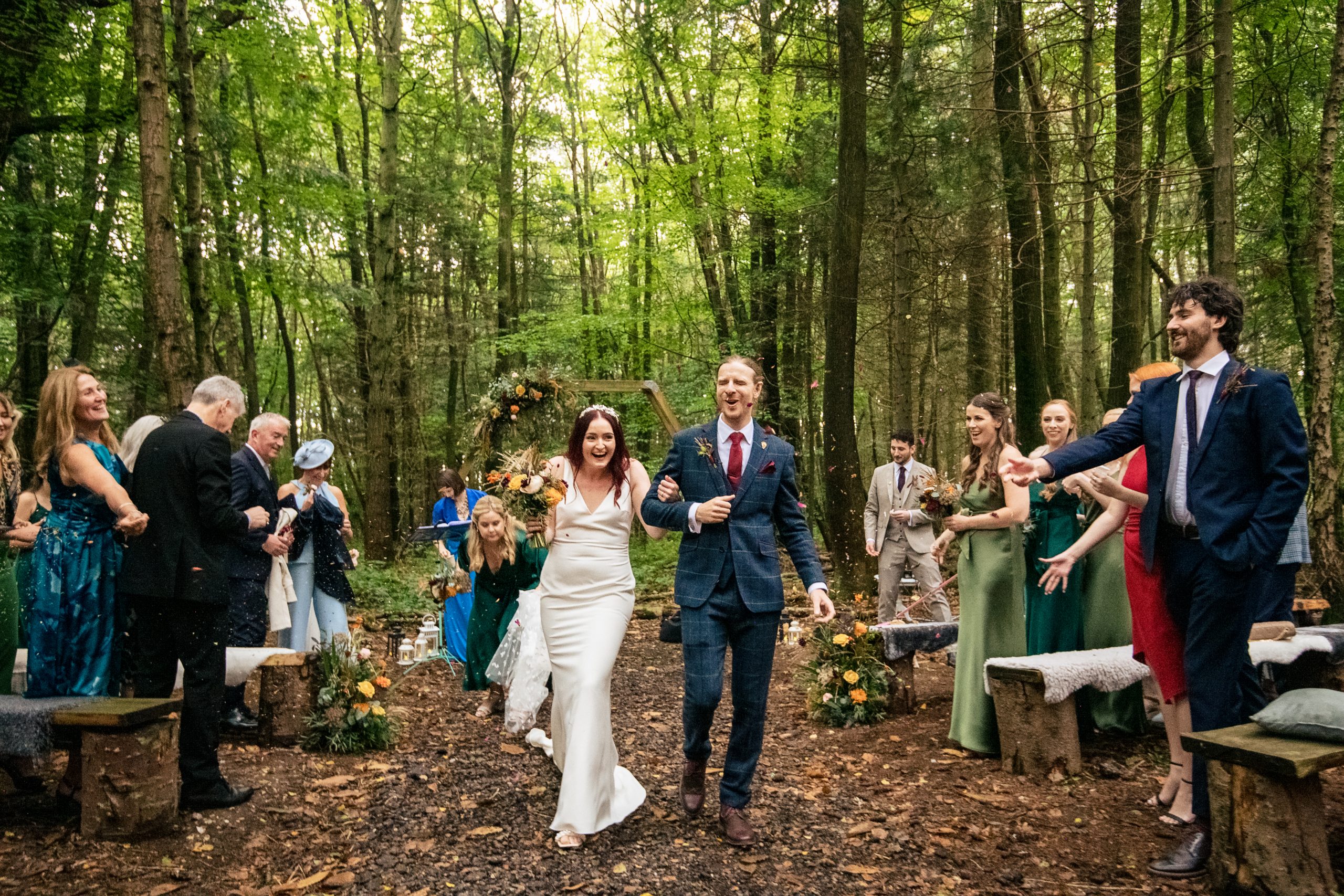 Ceremony shot at Longton Wood - Weddings by Piccolino Weddings