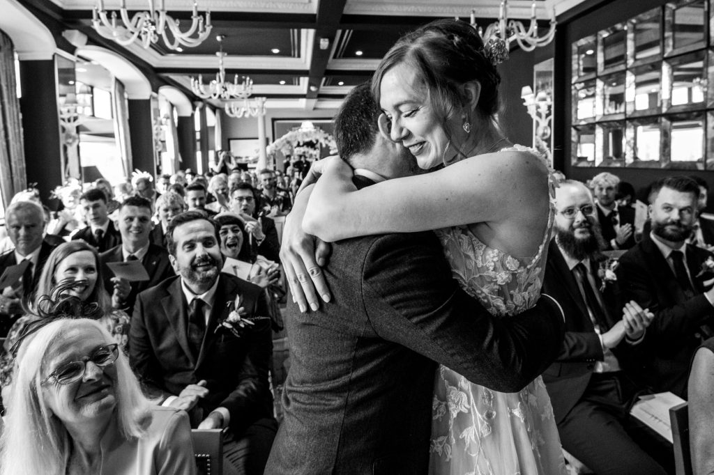 Ceremony moment by Bromley Wedding photographer