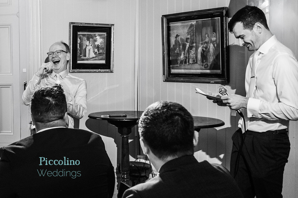 Wedding speechees at the Rosendale