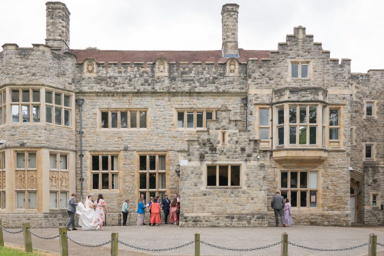 guests in front of Kingswood Art in London