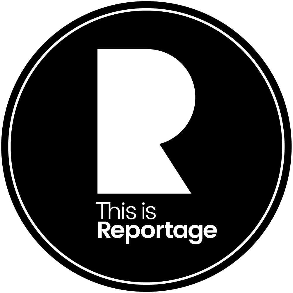 This is reportage badge 